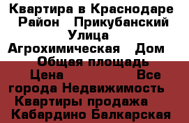 Квартира в Краснодаре › Район ­ Прикубанский › Улица ­ Агрохимическая › Дом ­ 115 › Общая площадь ­ 55 › Цена ­ 1 800 000 - Все города Недвижимость » Квартиры продажа   . Кабардино-Балкарская респ.
